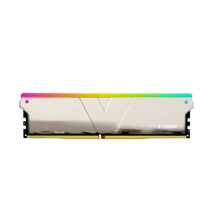 Máy Tính Lào Cai - Ram V-Color Skywalker Plus 1x8 3600 RGB Silver DDR4