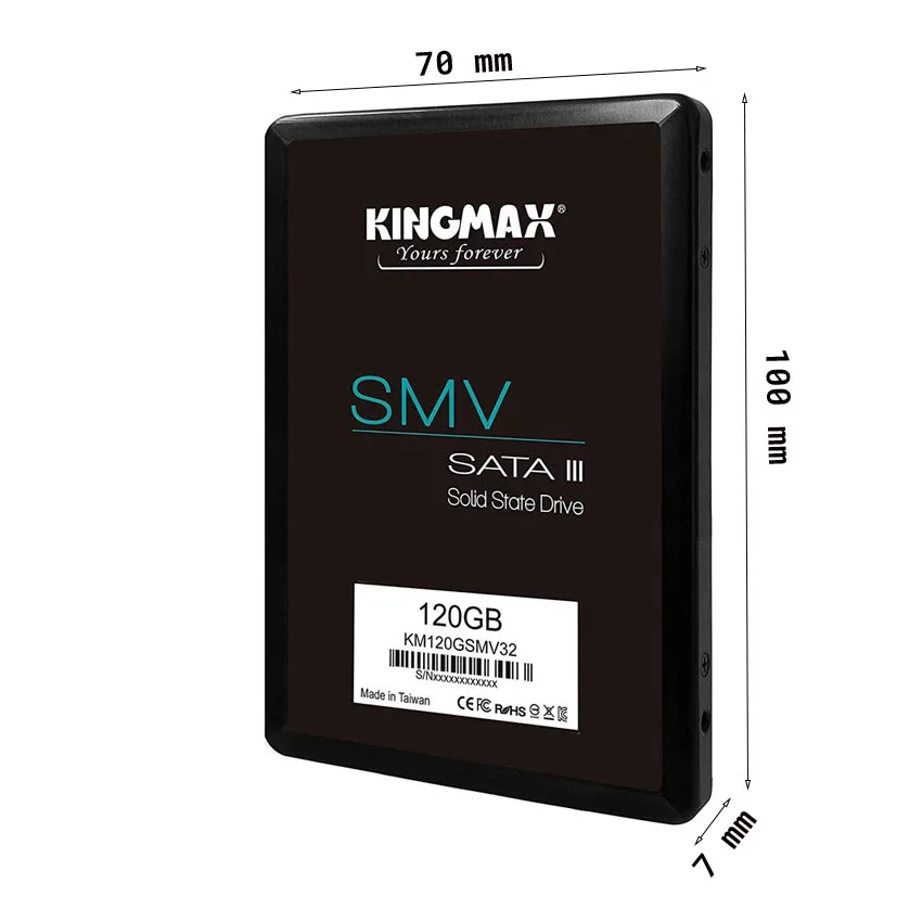 Ổ Cứng SSD KINGMAX SMV32 240GB 2.5 inch SATA III (Đọc 500MB/s – Ghi 410MB/s)