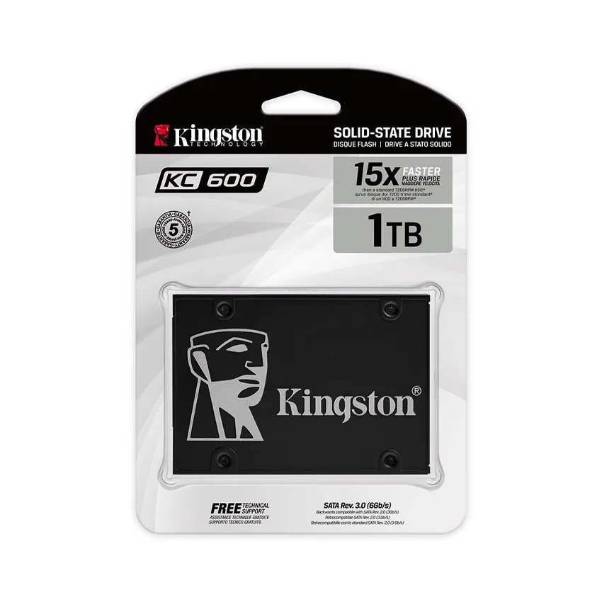Ổ Cứng SSD KINGSTON SKC600 1024GB 2.5 inch SATA III (Đọc 550MB/s – Ghi 520MB/s) – (SKC600/1024GB)