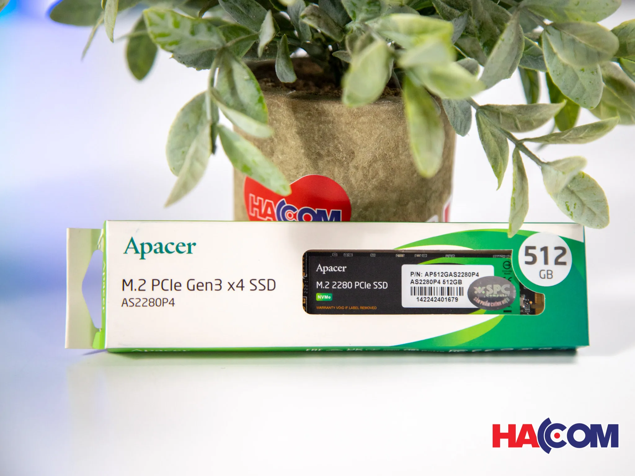Ổ Cứng SSD APCER AS2280P4 512GB – M.2 2280 PCIe Gen3 x4 (Đọc 2100MB/s – Ghi 1500MB/s) – (AP512GAS2280P4-1)