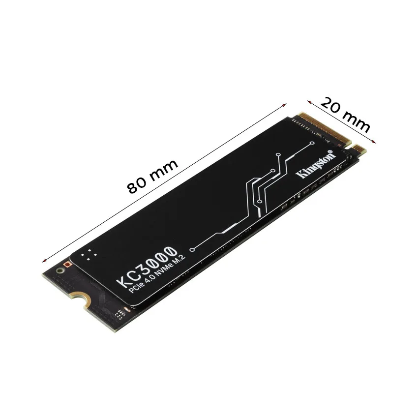 Ổ Cứng SSD KINGSTON KC3000 512GB – M.2 2280 PCIe Gen4 x4 (Đọc 7000MB/s – Ghi 3900MB/s)-(SKC3000S/512G)