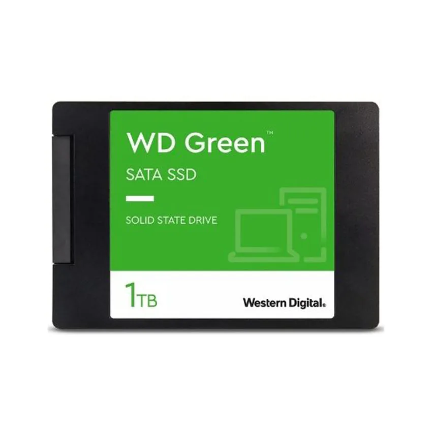 Ổ Cứng SSD WD Green 1TB 2.5 inch SATA III (Đọc 545MB/s – Ghi 465MB/s) – (WDS100T3G0A)