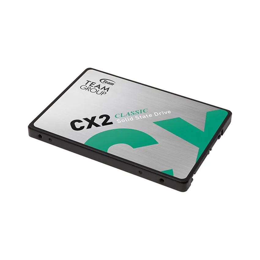 Ổ Cứng SSD TeamGroup CX2 256GB 2.5 inch SATA III (Đọc 520MB/s – Ghi 430MB/s) – (T253X6256G0C101)