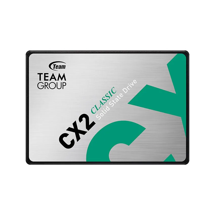 Ổ Cứng SSD TeamGroup CX2 512GB 2.5 inch SATA III (Đọc 530MB/s – Ghi 470MB/s) – (T253X6512G0C101)