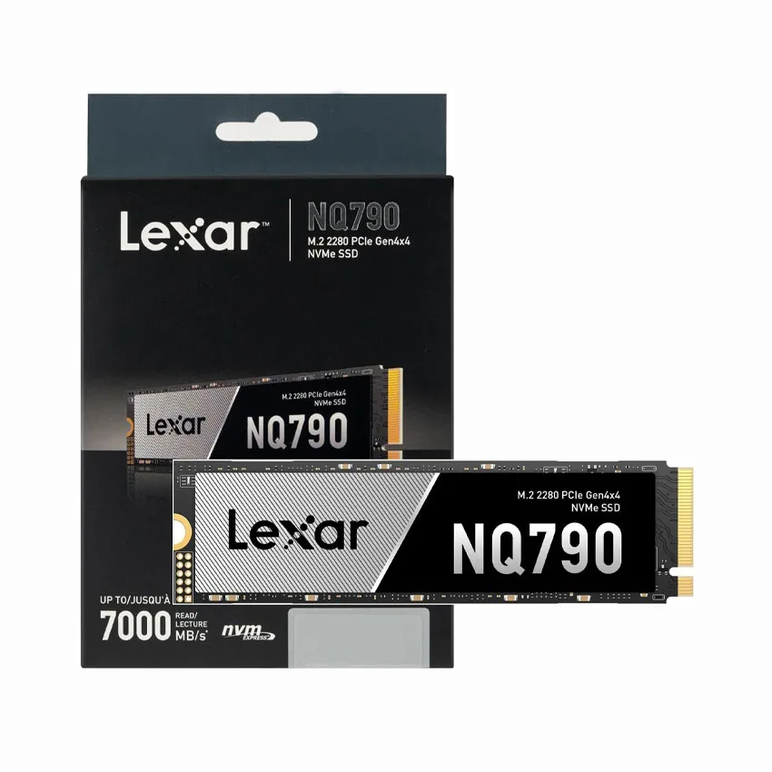 Ổ cứng SSD Lexar NQ790 2TB M.2 2280 PCIe 4.0×4 (Đọc 7000MB/s – Ghi 6000MB/s) – (LNQ790X002T-RNNNG)