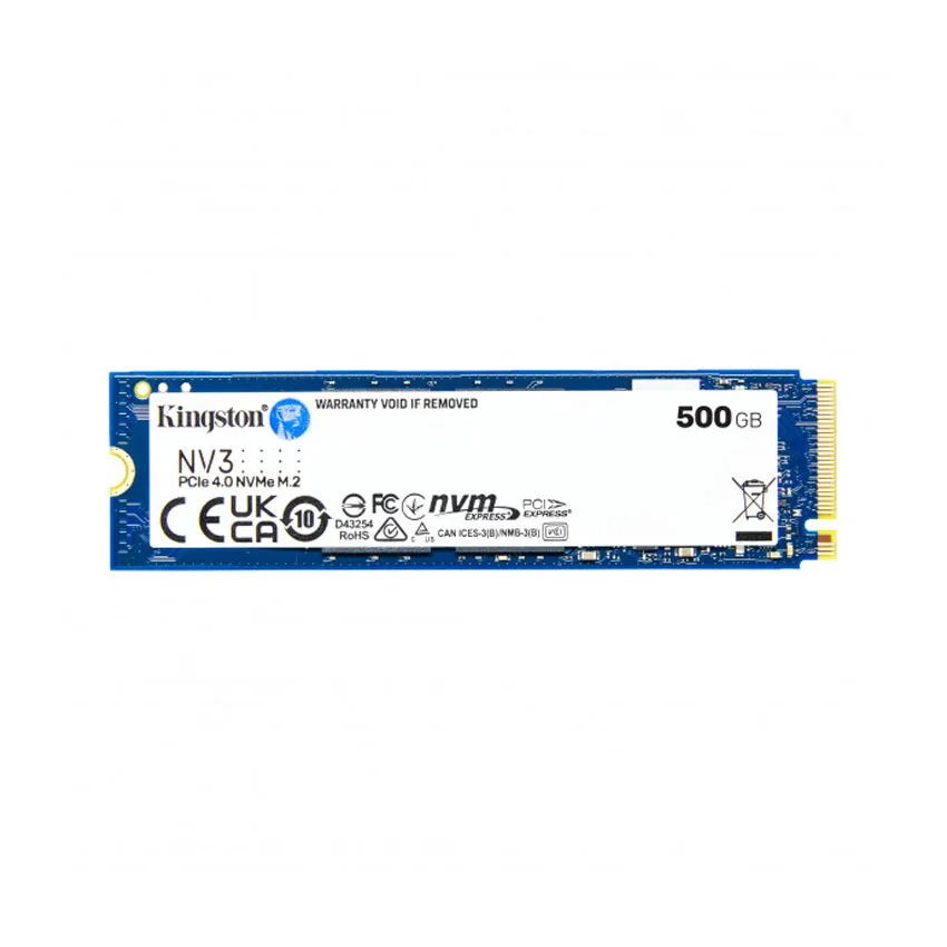 Ổ Cứng SSD KINGSTON SNV3S 500GB – M.2 2280 PCIe Gen4 x4 (Đọc 5000MB/s – Ghi 3000MB/s) – (SNV3S/500G)