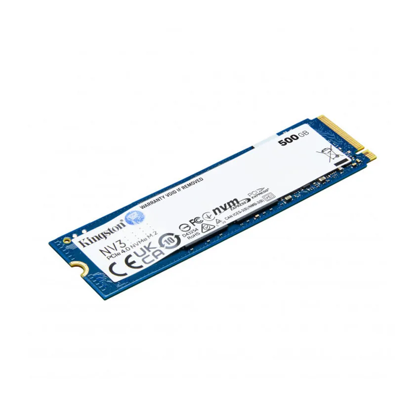 Ổ Cứng SSD KINGSTON SNV3S 500GB – M.2 2280 PCIe Gen4 x4 (Đọc 5000MB/s – Ghi 3000MB/s) – (SNV3S/500G)
