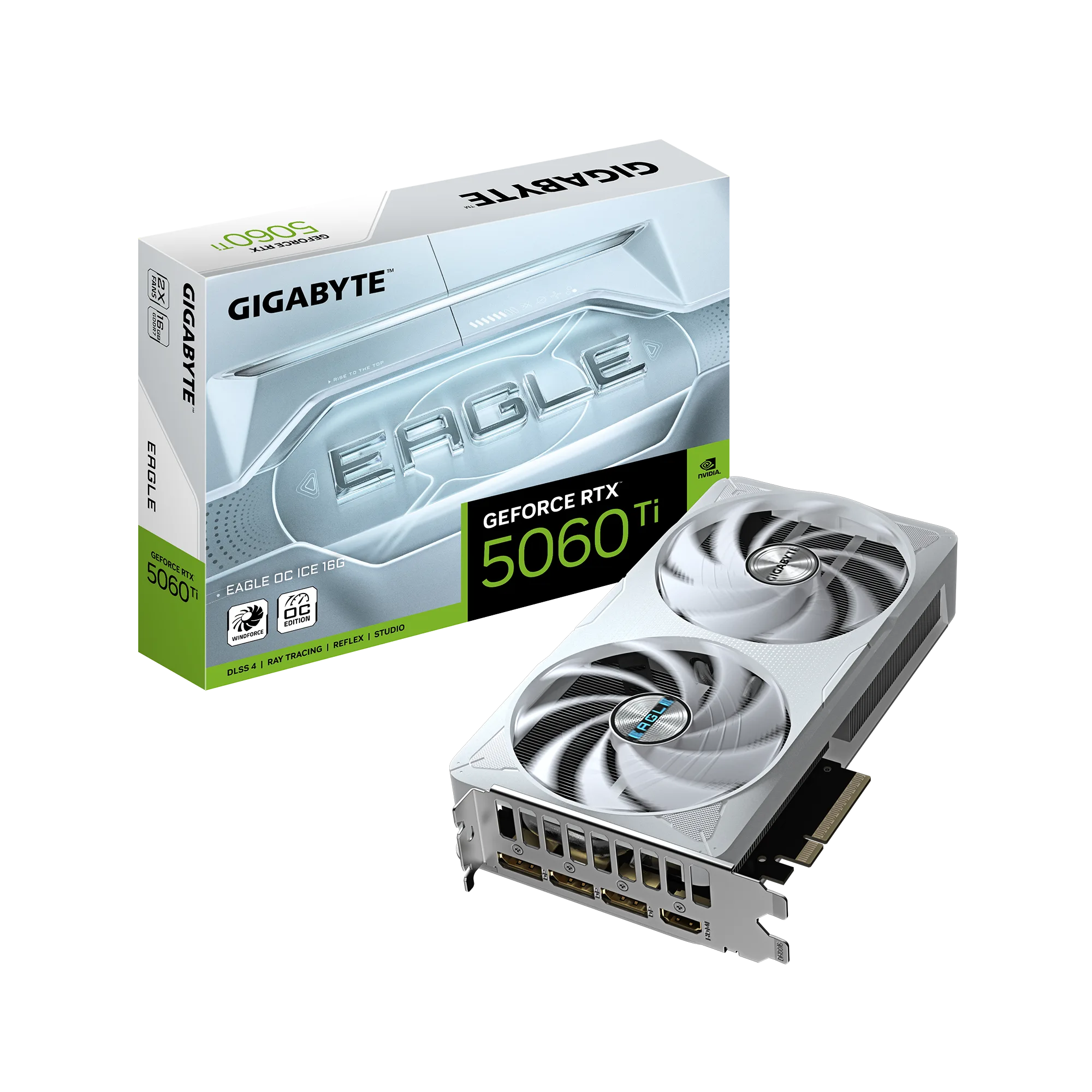 Card màn hình Gigabyte RTX 5060 Ti EAGLE OC ICE 16GD (GV-N506TEAGLE OC ICE-16GD)
