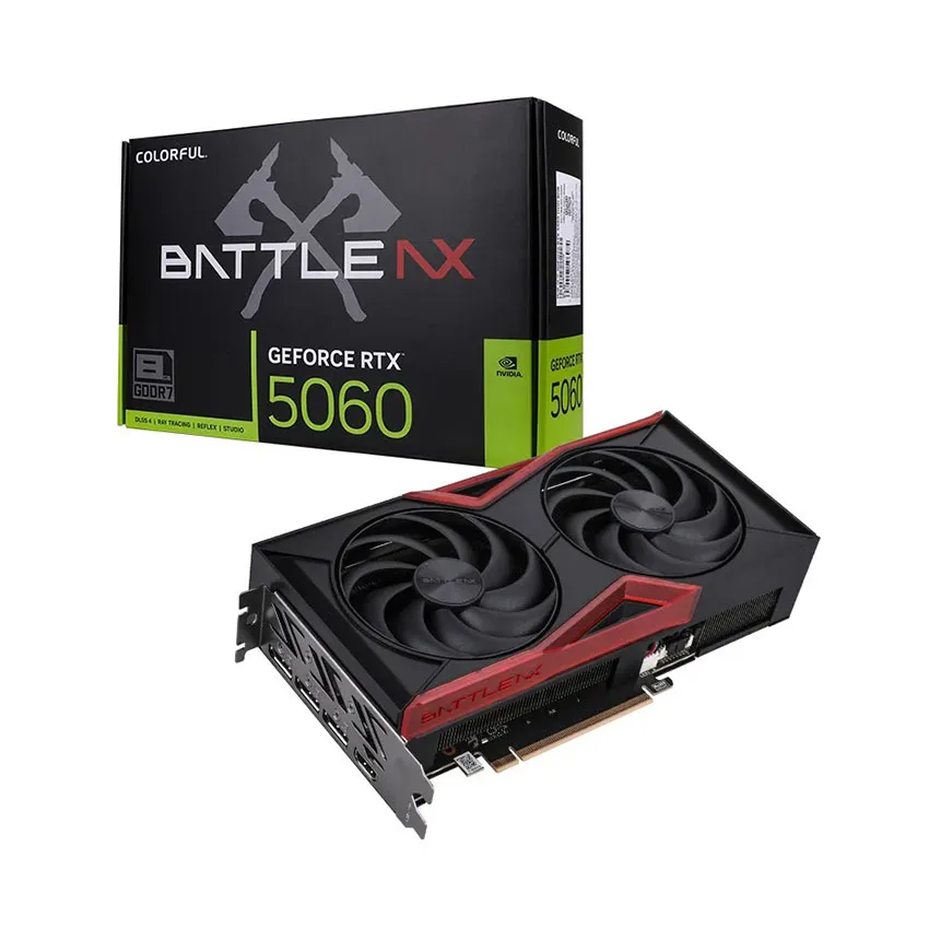 Card màn hình Colorful iGame GeForce RTX 5060 Battle AX DUO 8GB-V GDDR7
