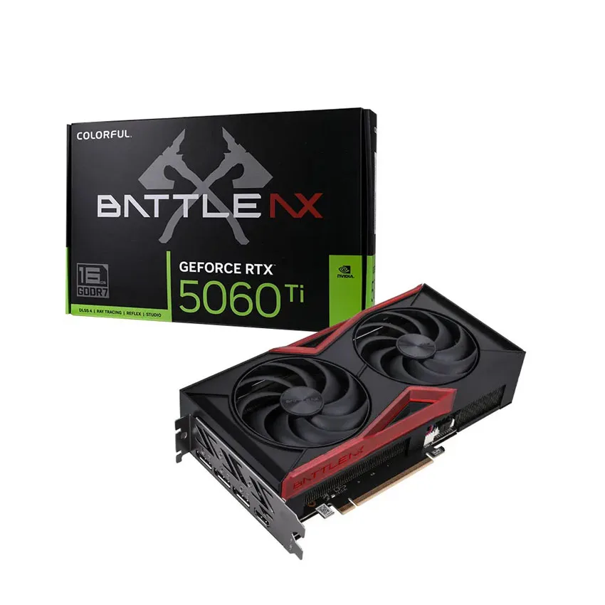 card man hinh colorful geforce rtx 5060 ti battle ax duo 16gb v vgcl0117 4