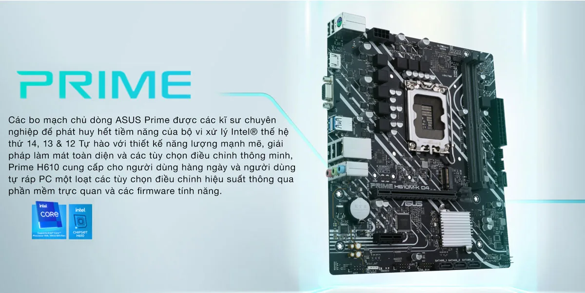 mainboard asus prime h610m k d4 hacom 4