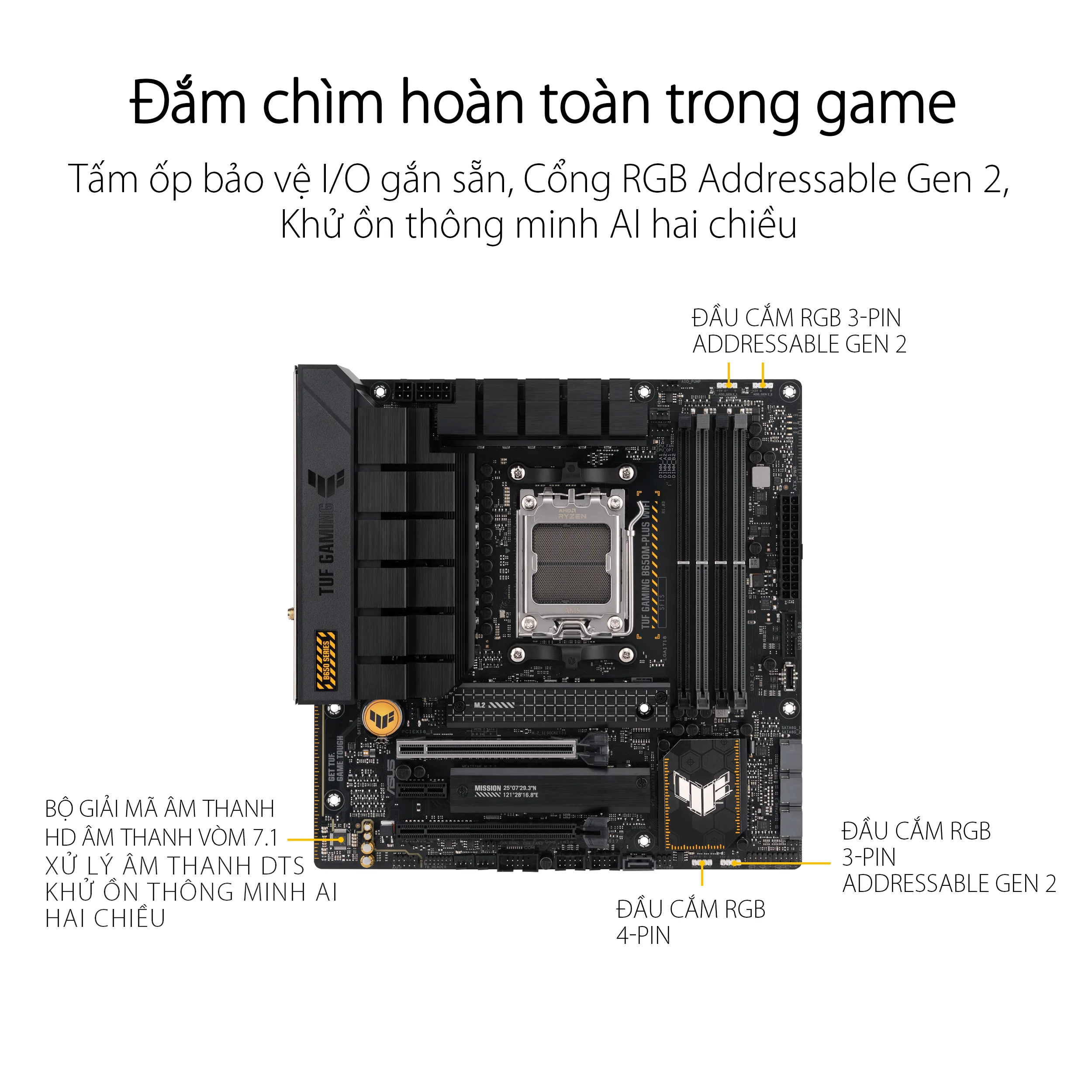 Mainboard ASUS TUF GAMING B650M-PLUS WIFI