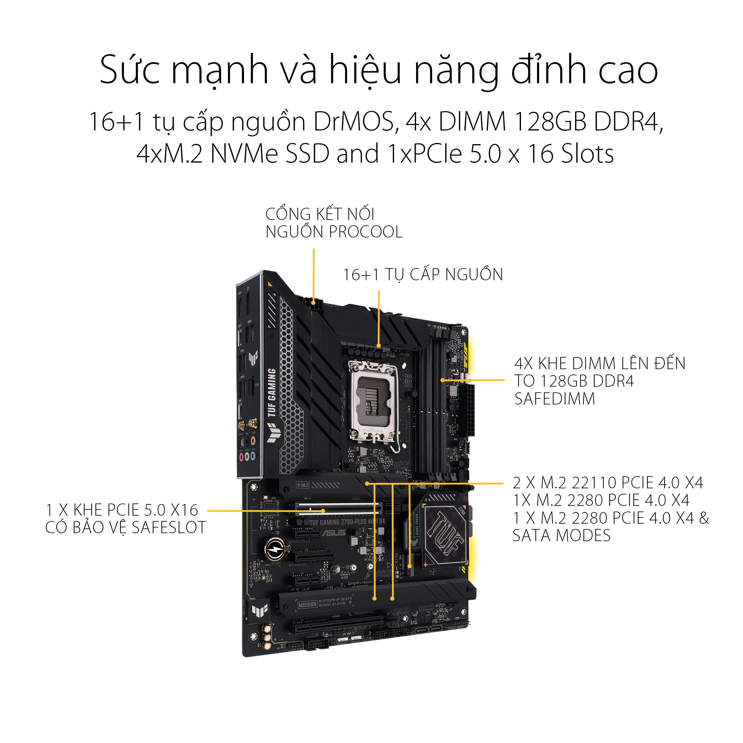 Mainboard ASUS TUF GAMING Z790-PLUS WIFI D4