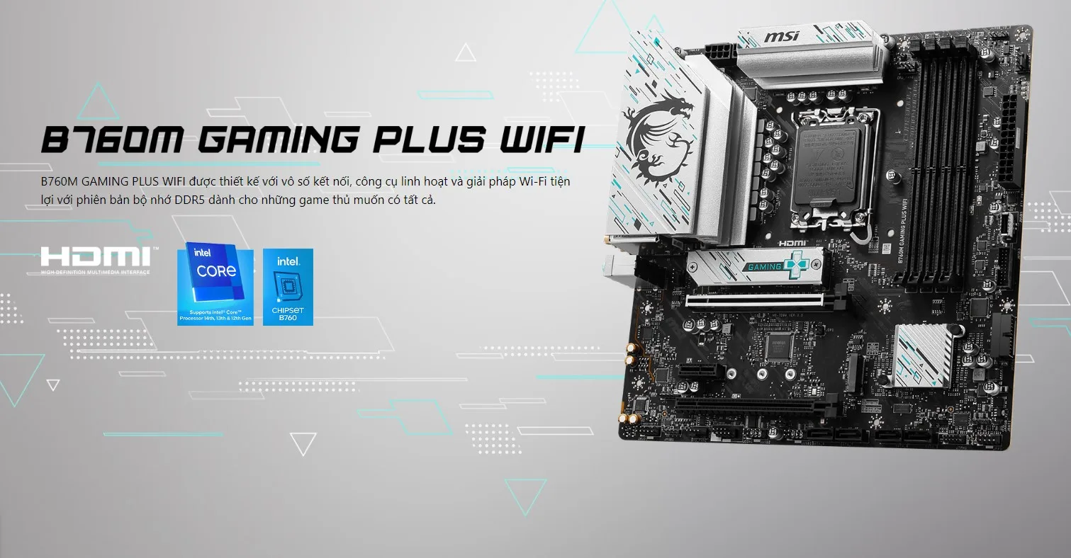 Mainboard MSI B760M GAMING PLUS WIFI