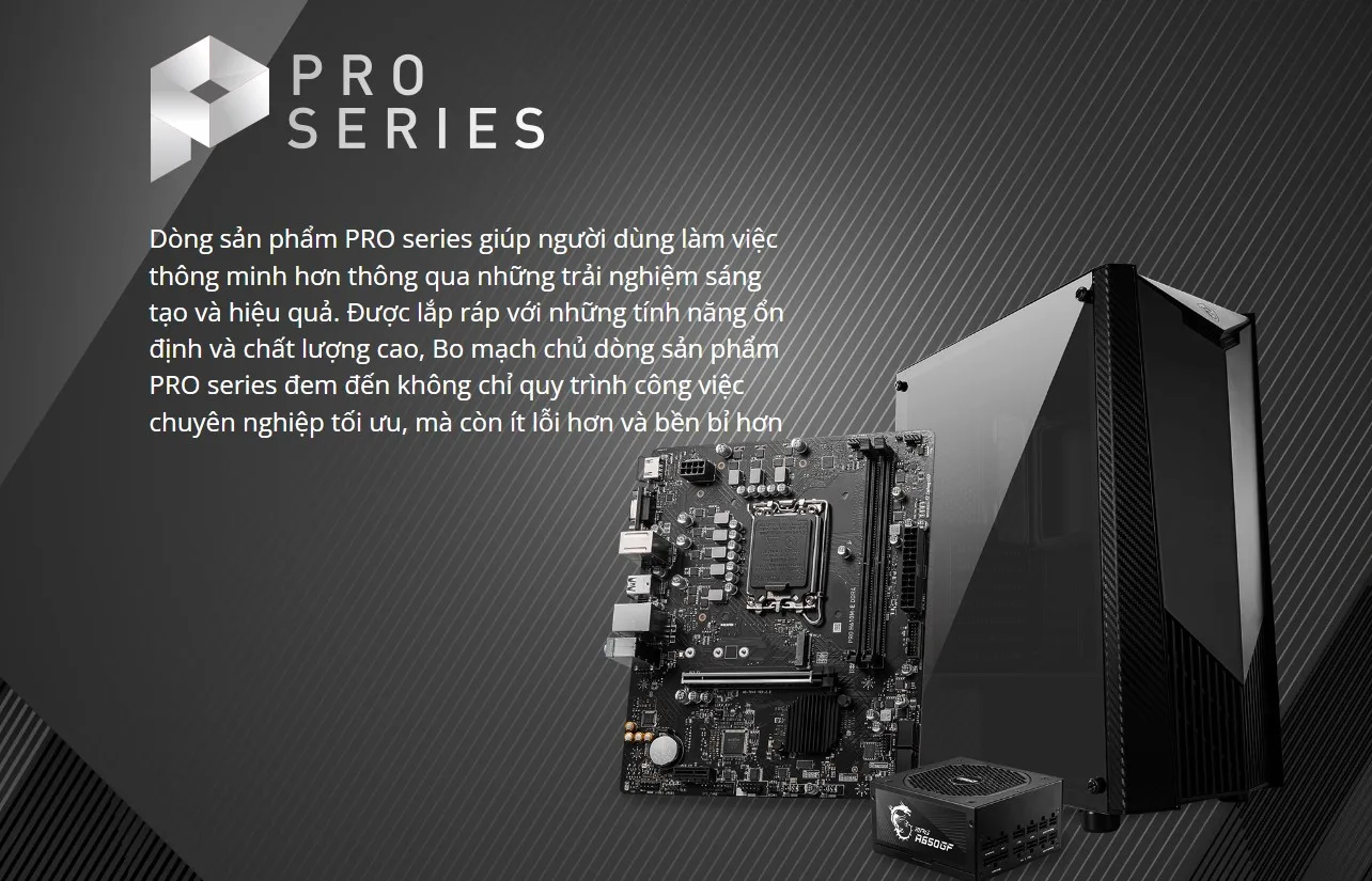 Mainboard MSI PRO H610M-E DDR4